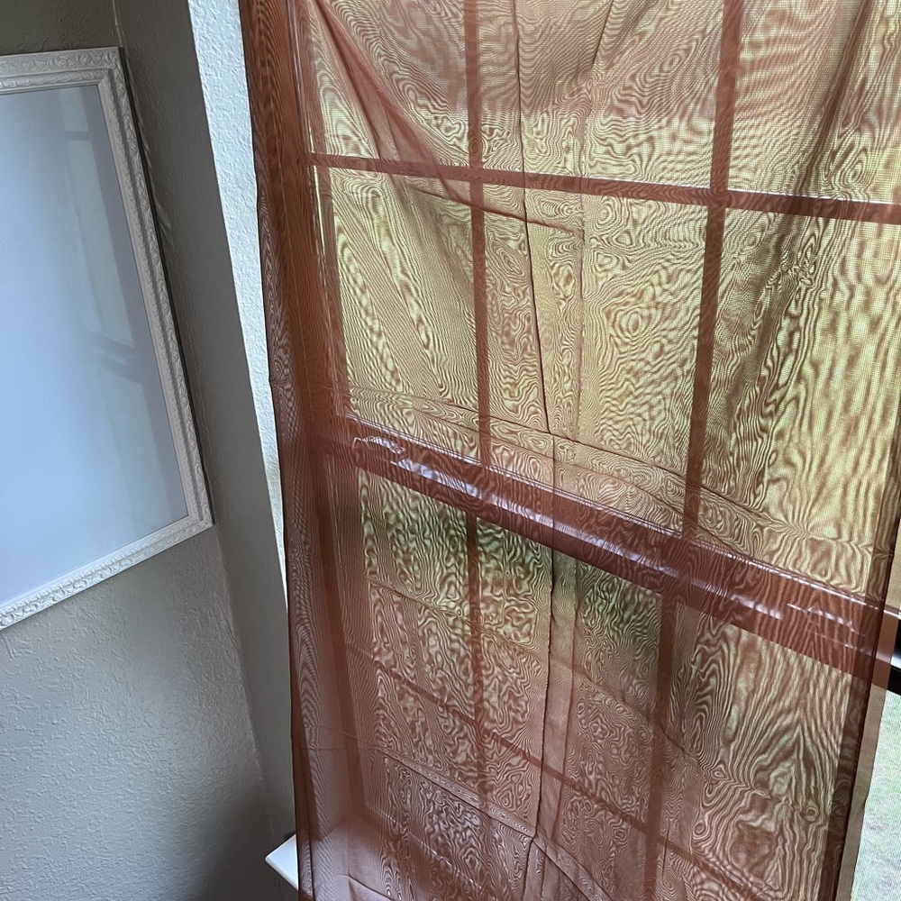 JCPenney Home Collection Chocolate Curtain Panel
